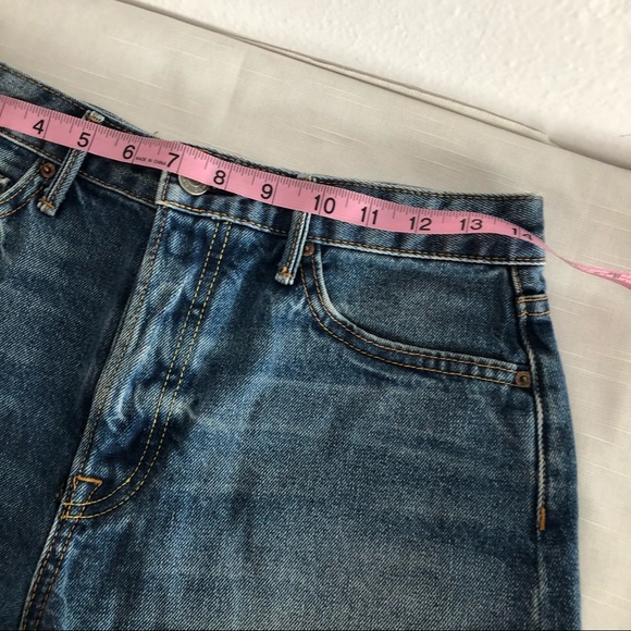 Grlfrnd Cindy’ denim short button fly hi-rise - Picture 6 of 10